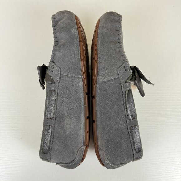 UGG Dakota Shearling Moccasin Slip On Bow Slippers S/N1020031 - Picture 6 of 11